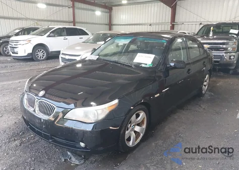 2006 BMW 525I z USA, uszkodzony, nr VIN WBANE53526CK83601